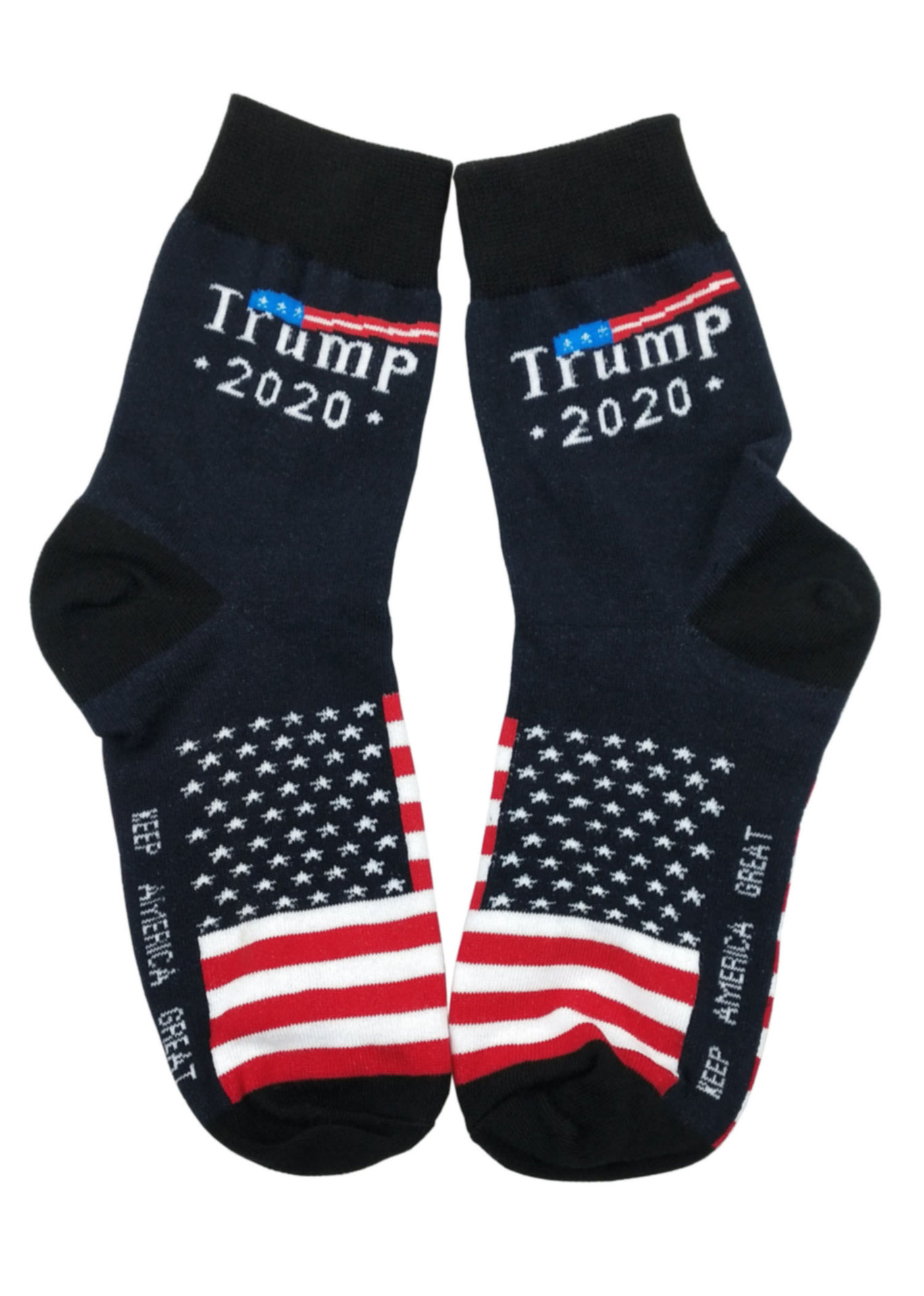 Trump 2020 Election Trump 2020 American Flag Socks Novelty Socks